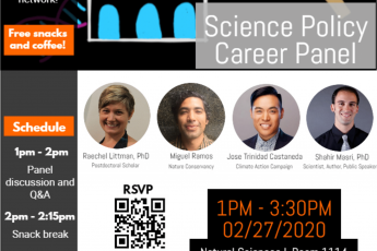 Science Policy Career Panel Flyer