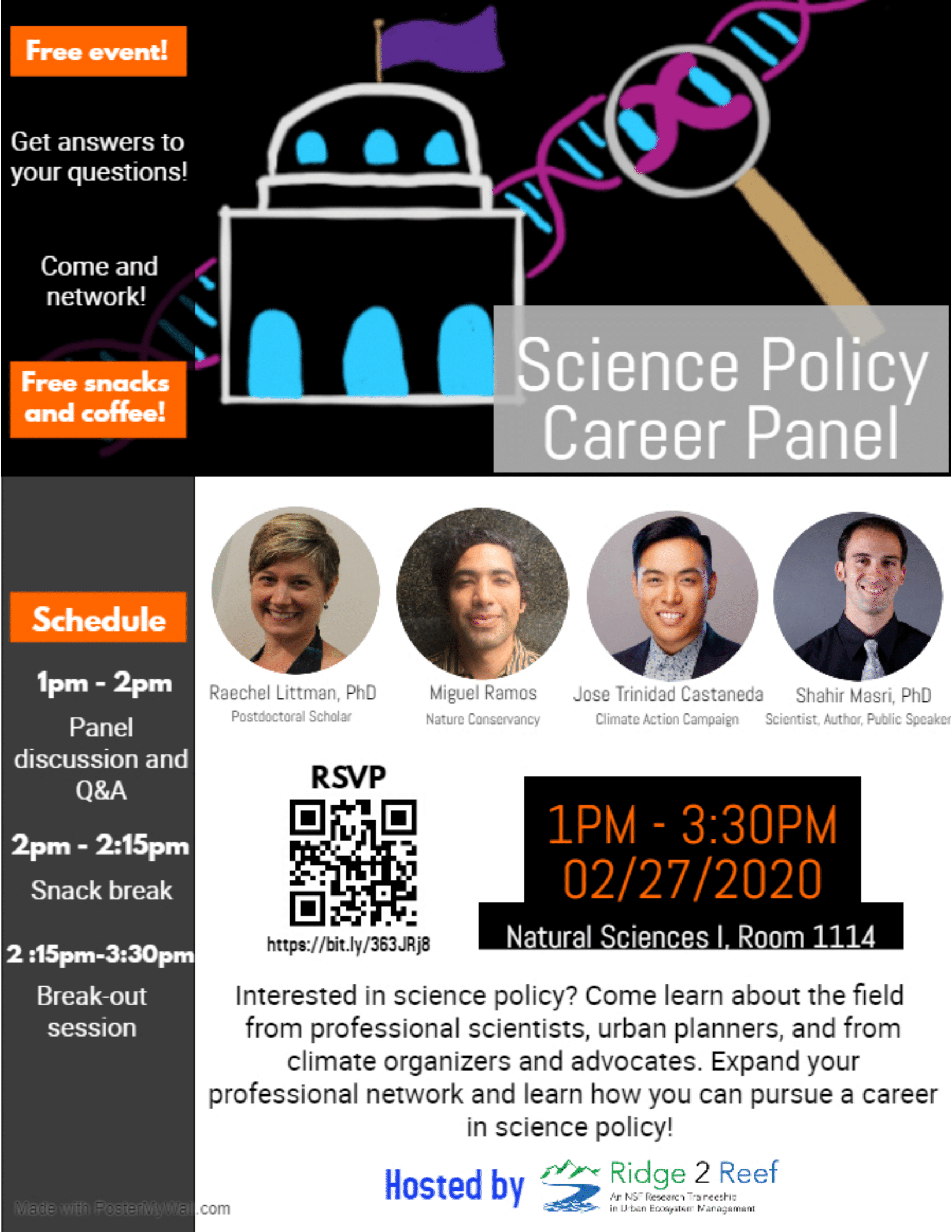 Science Policy Career Panel Flyer